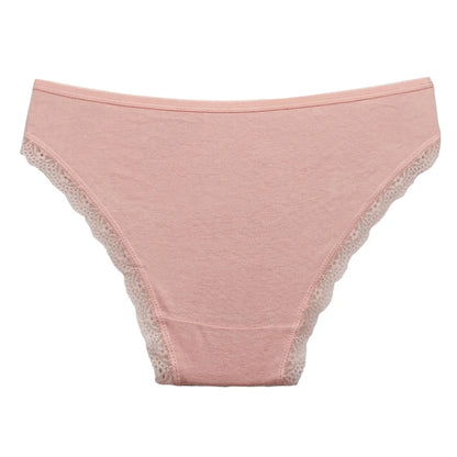 Lady Underwear 5 PCS/SET Sexy Lace Underpants Fashion Female M-XL Women Panties Cotton Briefs.