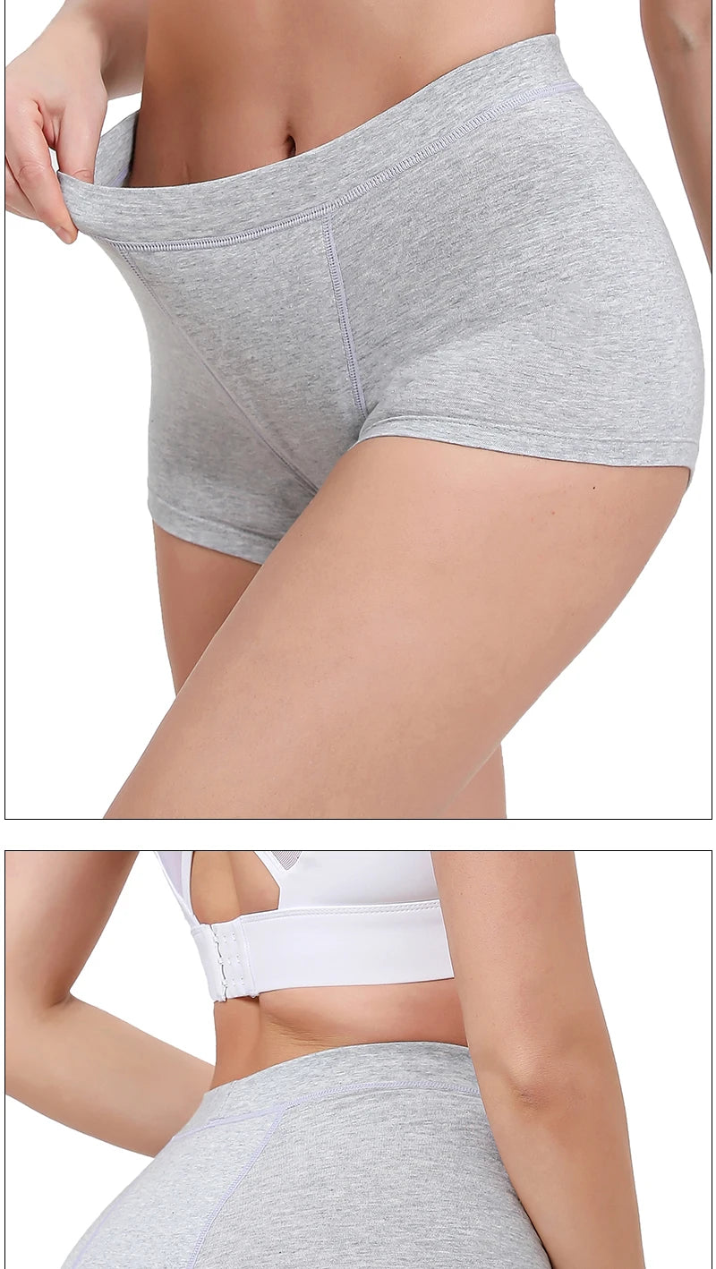 Menstrual Panties Woman Very Abundant Flow Menstrual Boxer Shorts High Waist Period Panties Cotton Menstruation Underwear Cycle.