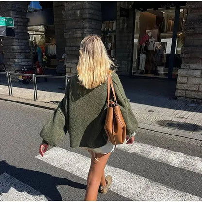 Neue Herbst/Winter frauen Pullover Einfarbig Halb-rollkragen Casual Pendler Stil Stricken Pullover Lose Pullover einfach Alle-spiel