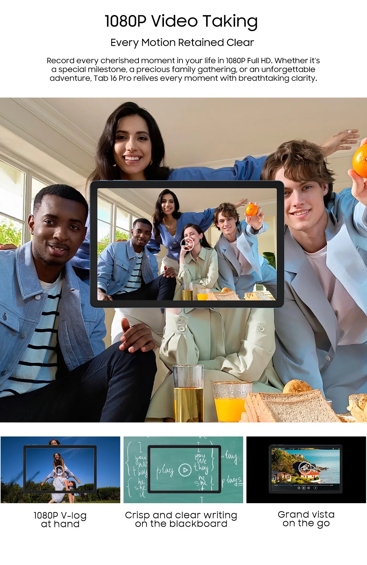 Blackview Android 14 Tab 16 Pro 11 Inch Touch Tablet 2K Screen 24GB +256GB 4G LTE+5G WiFi Gaming Tablets with Protective Shell