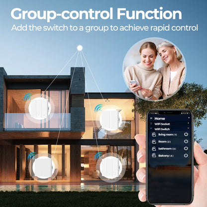 1/2/3gang Tuya EU Zigbee3.0 Smart Switch Kein Neutralleiter Wandlichtschalter Push Button Smart Life APP Funktioniert mit Alexa Google.