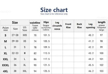 OUSSYU Brand Autumn Casual Pants Men Business Elastic Waist Korean Style Black Brown Grey Khaki Trousers Male Plus Size S-4XL.