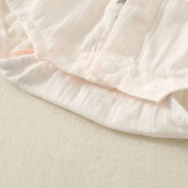 Säuglings kinder Baby Mädchen Kleidung Blumen overall Sommer coole Baumwolle Leinen ärmellose Babe Bodysuit Sonnen anzug Outfits für Neugeborene.