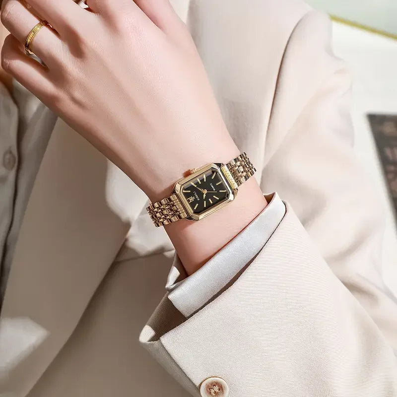 1PCS Fashion Women's Watch Luxury Trendy Versatile Quartz Watch Suitable for Daily Clothing Matching or As a Gift.