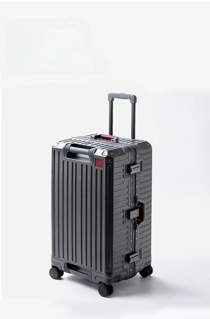20-Zoll-Rollgepäck für die Kabine, multifunktionaler Reisekoffer, Passwortsperre, omnidirektionales Rad, Rollgepäckkoffer