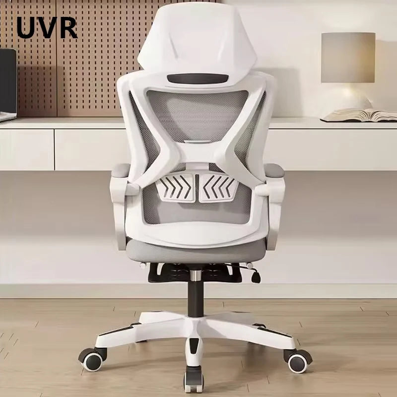 UVR Stuhl mit ergonomischem Design, sitzend, bequem, verstellbar, Chefstuhl, Netzstoff, Personalstuhl, Bürostuhl, Sportstuhl, Möbel