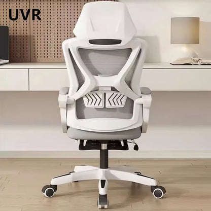 UVR Stuhl mit ergonomischem Design, sitzend, bequem, verstellbar, Chefstuhl, Netzstoff, Personalstuhl, Bürostuhl, Sportstuhl, Möbel