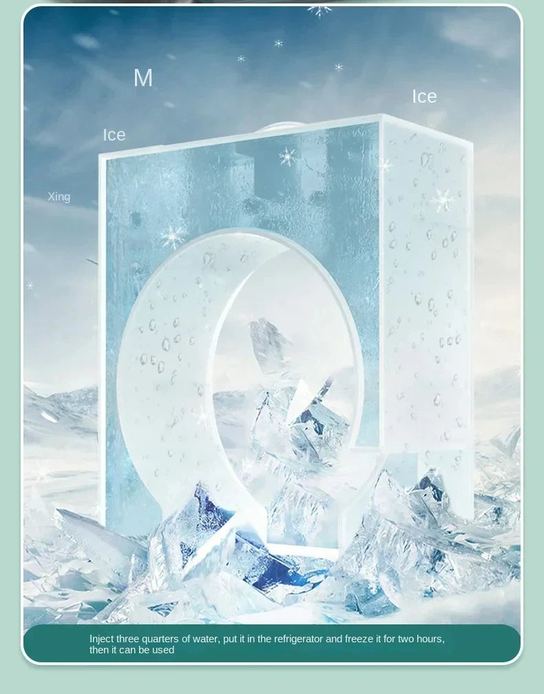 Air Conditioner Portable Fan Desktop Dual Spray Ultrasonic Atomization 3-Speed Mute Air Cooler Night Light Electric Fan for Home.