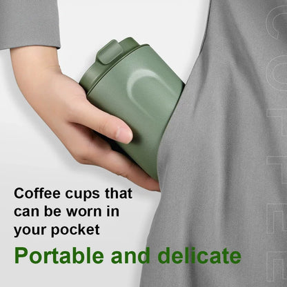 Thermos Bottle for Coffee Thermal Cup for tea Mini Tumbler Insulated Vacuum Flask Mug Stainless Steel Leakproof Travel Drinkware.