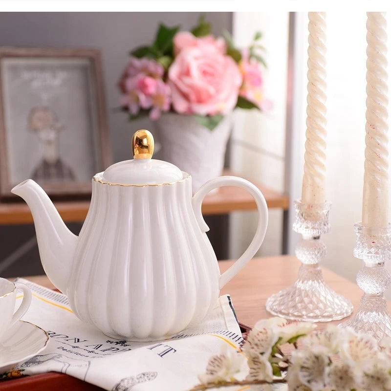 English set ceramic afternoon tea.