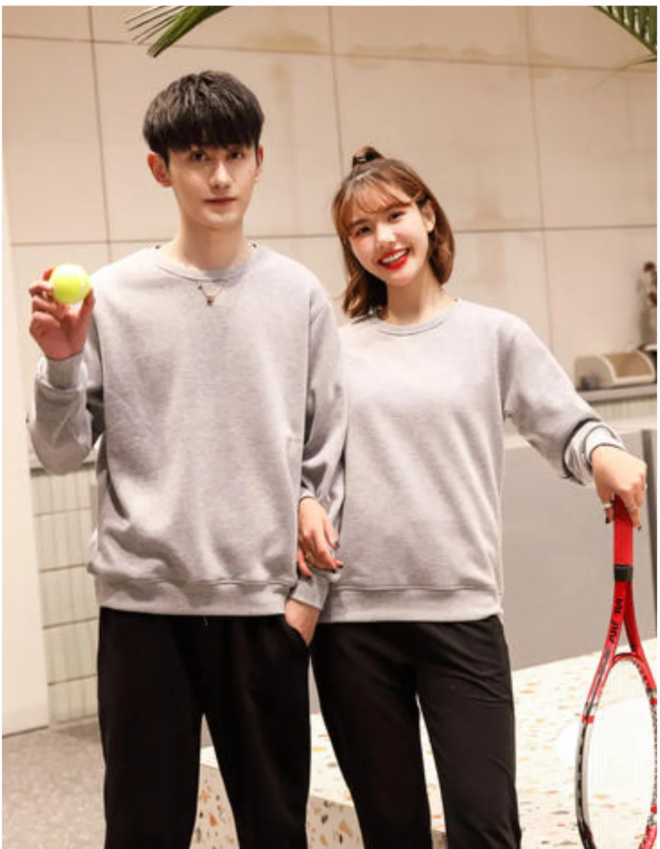 Men's Casual Pullover Custom Printed Embroidery Company Logo Clothing Fashion Winter Warm Sweater Solid Color Sweatshirt 4xl.