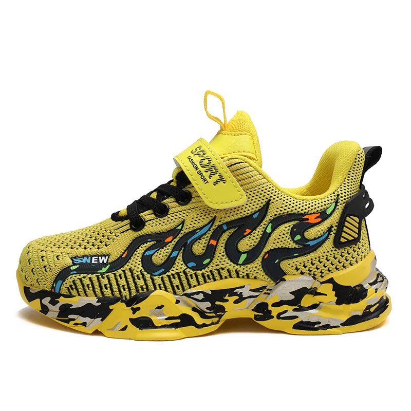 Boys Running Shoes 2022 Design Children Sneakers Mesh Kids Casual Sneakers 7-12 Years Children Sneakers for Boys