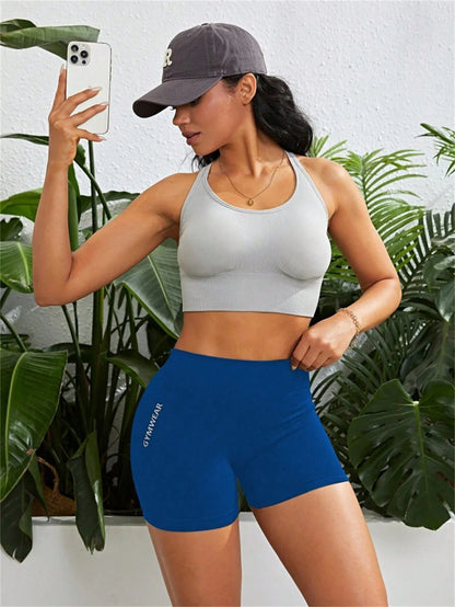 Women High Waist Butt Lift Sports Short Pants High Stretch Qyuick-Drying Breathable Yoga Shorts Athletic Tights.