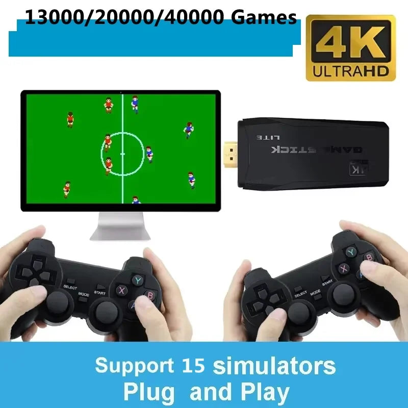 M8 4K Video Game Console Built-in 20000 Games Wireless Controller Gamepad Retro Handheld Game Player For PS1 Dropshipping.