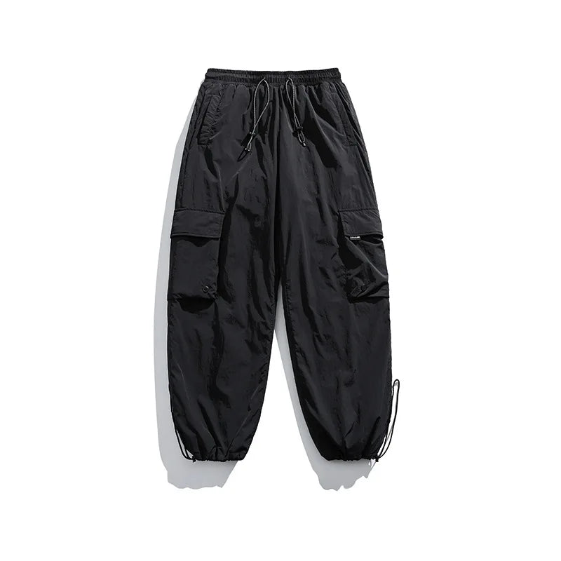 Winter Duck Down Skiing Cargo Pant Men Women Outdoor Thick Warm Loose Casual Sports Techwear Down Pants Track Trouser Sweatpants