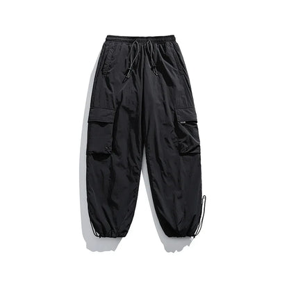 Winter Duck Down Skiing Cargo Pant Men Women Outdoor Thick Warm Loose Casual Sports Techwear Down Pants Track Trouser Sweatpants