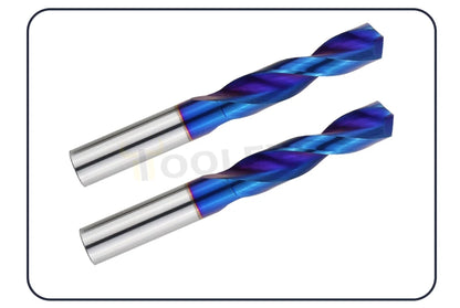 TOOLEYE Hartmetallbohrer Hartmetallbohrer Wolframstahl Spiralbohrer für Metallbearbeitung CNC-Drehmaschine Bohrwerkzeuge 1,0–20,0 mm