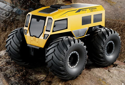 Q210 Amphibious Rc Car Dual Control 4WD Off-road Remote Control Waterproof Vehicle 2.4G Electric Climbing Crawler Toys for Kids