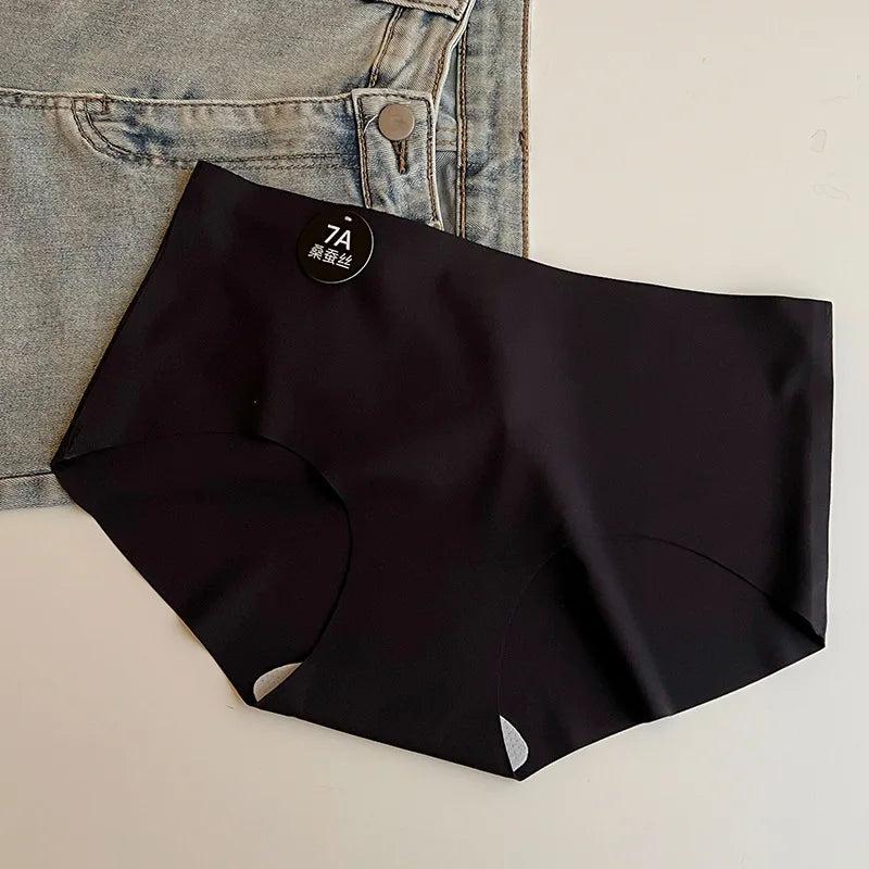 Seamless Soft Underpants Lingerie Underwear Ultral Thin Women's Panties Sexy High Elastic Invisible Briefs