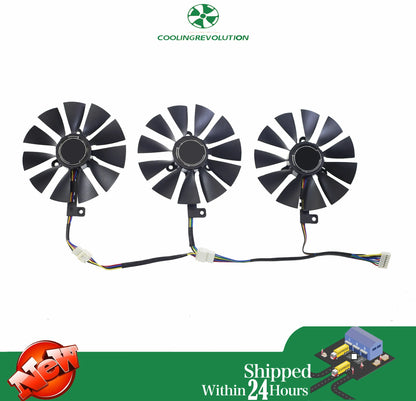 FDC10U12S9-C FDC10H12S9C size 87mm 3holes For ASUS ROG STRIX RTX 2070 O8G GAMING Graphic Card Cooling Fan.