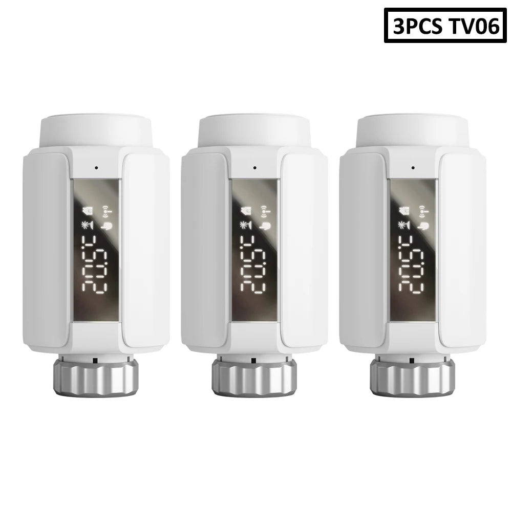 WIFI & Zigbee Thermostatic Radiator Valve Smart Radiator Actuator TRV Temperature Controller Voice Control via Tuya Zigbee2MQTT