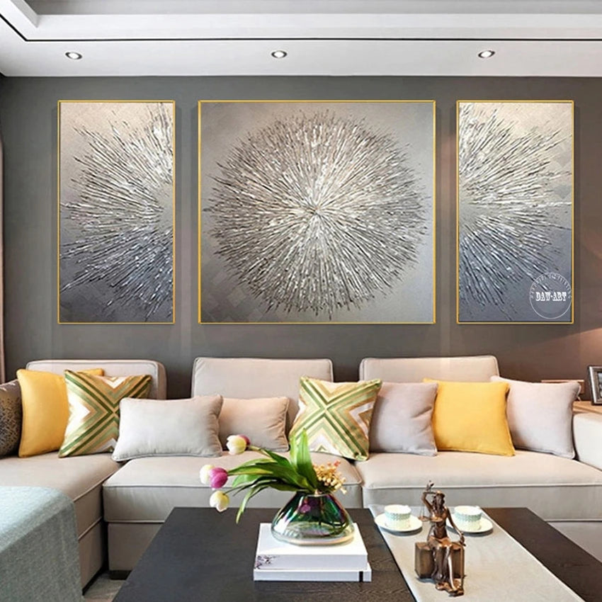 New Arrival Modern Abstract Golden Mountain Landscape Oil Paintings On Canvas China Artwork Wall Decor For Room Unframed