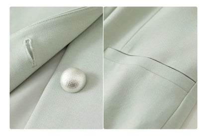 SENTUBILA 3 Piece Blazer Pant Suit Sets Women 2025 Autumn Suit Jacket Waistcoat Dress Pant Office Outfit Matching Set 141Z53565.