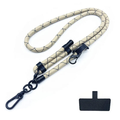 Phone Lanyard Adjustable 1 Cm Diameter Outdoor Universal Case Crossbody Shoulder Card Neck Cord Clip Hang Anti-lost Wrist Strap