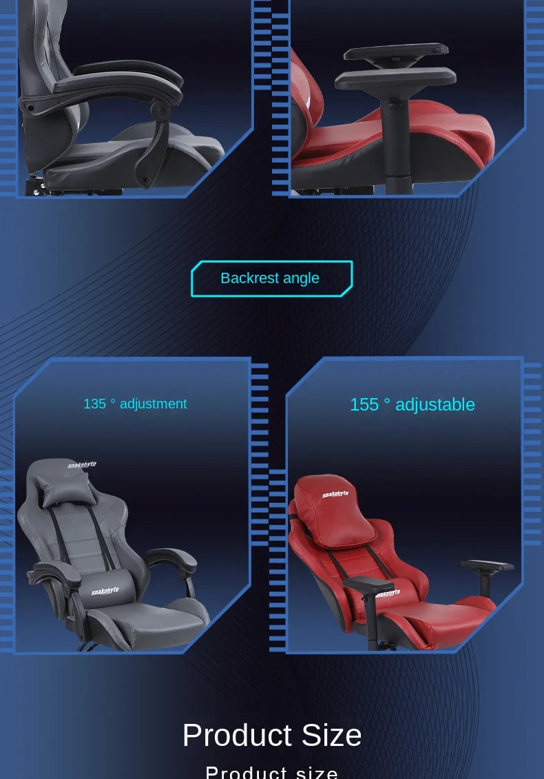 Rosa gaming stuhl für mädchen computer stuhl höhe einstellbar komfortable bürostuhl mit kopfstütze lenden kissen Swivel Stuhl