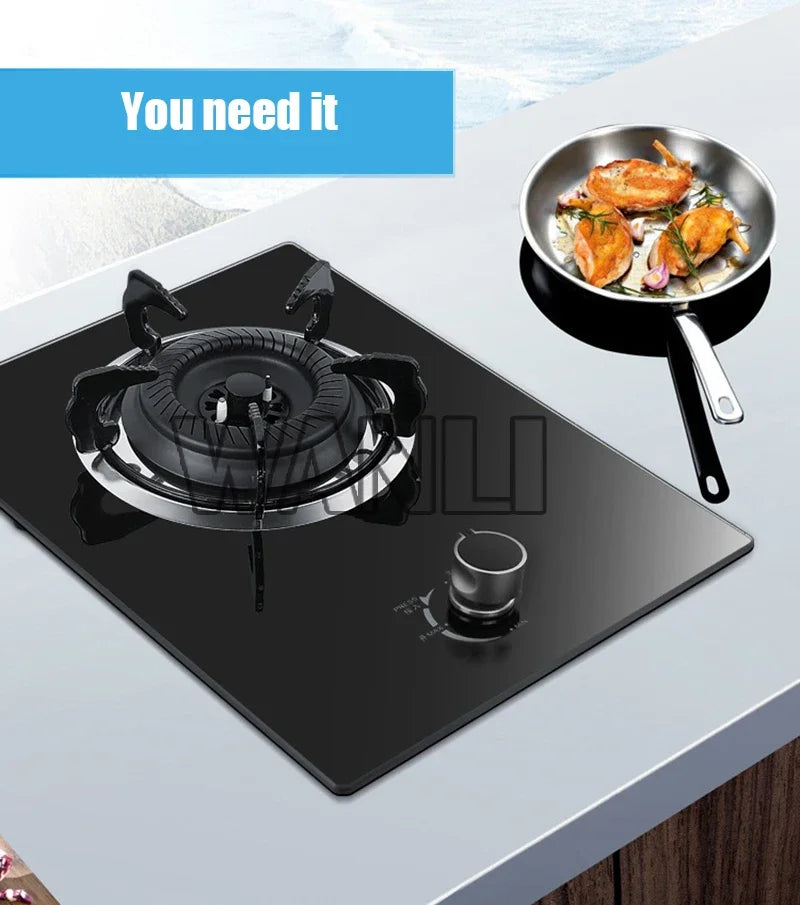 4.0KW Household Single-Burner Gas Stove/Desktop Embedded Dual-Purpose Natural Liquefied Gas Stove /Electronic Pulser.