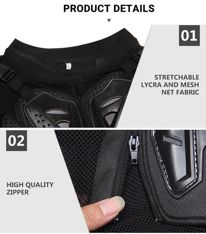 5XL Motorcycle Jackets Men's Full Body Armor Protection Jackets Motocross Enduro Racing Moto Protective Equipment Clothes