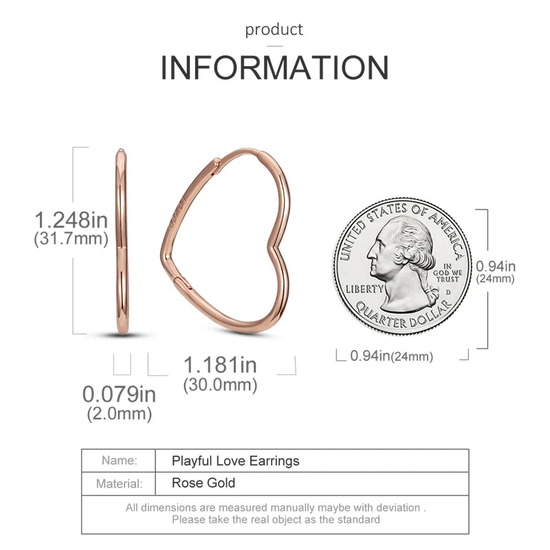 925 Sterling Silver Gold Color Circular Hoop Earrings Golden Earring Fit Original Charms Diy Fine Jewelry For Fashion Women