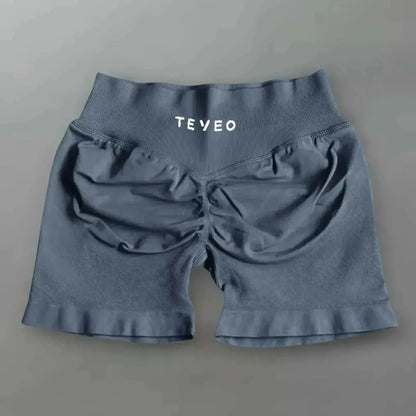 Leveo Fashion Summer Women's Sports Dyfne Yoga Shorts Running Leggings High Waist Hip Lift Comfortable Yoga Shorts Quick Drying.