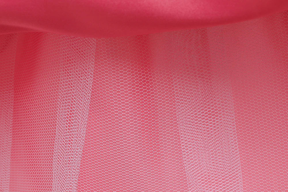 Flauschige Mesh Kinder Kleid Leistung Weihnachts kleid Wassermelone rot Mädchen Kleid für 0 bis 6 Jahre Kind.