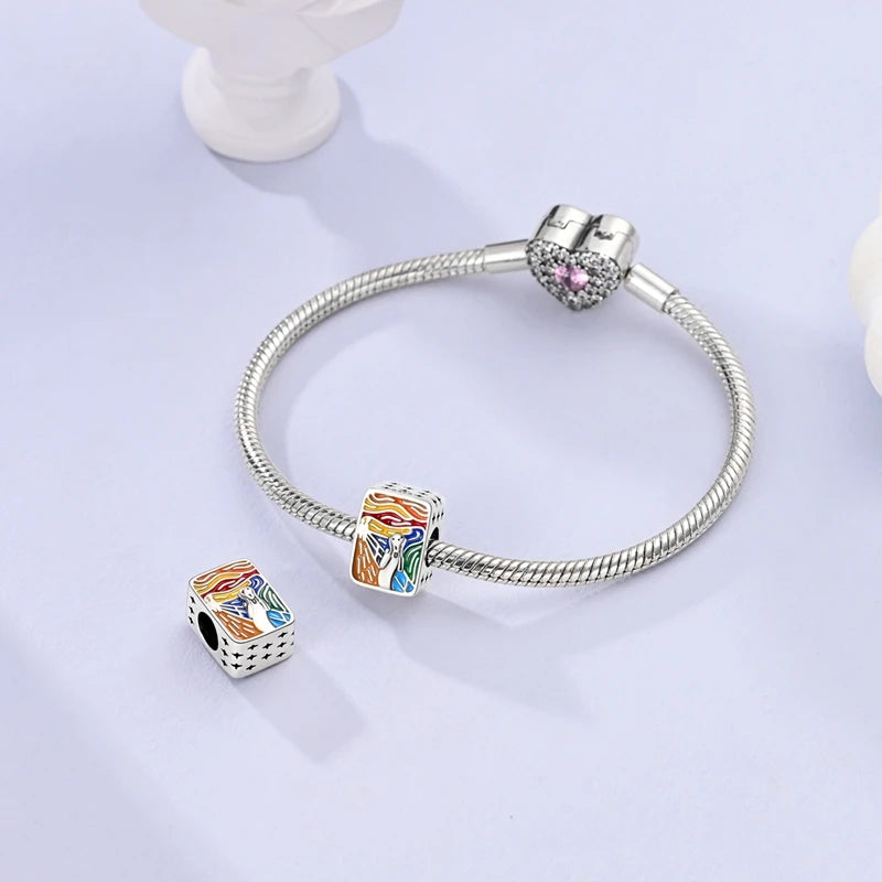 Fit Original Bracelet 925 Silver Butterfly and Sunflower Heart Shape Charms Beads For Women Jewelry Making Fashion Pendant