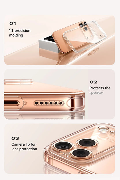 Baseus Clear TPU Case for iPhone 17 16 15 14 13 12 11 Pro Max Plus Air Soft Transparent Phone Cover Soft Thin Protective Case.