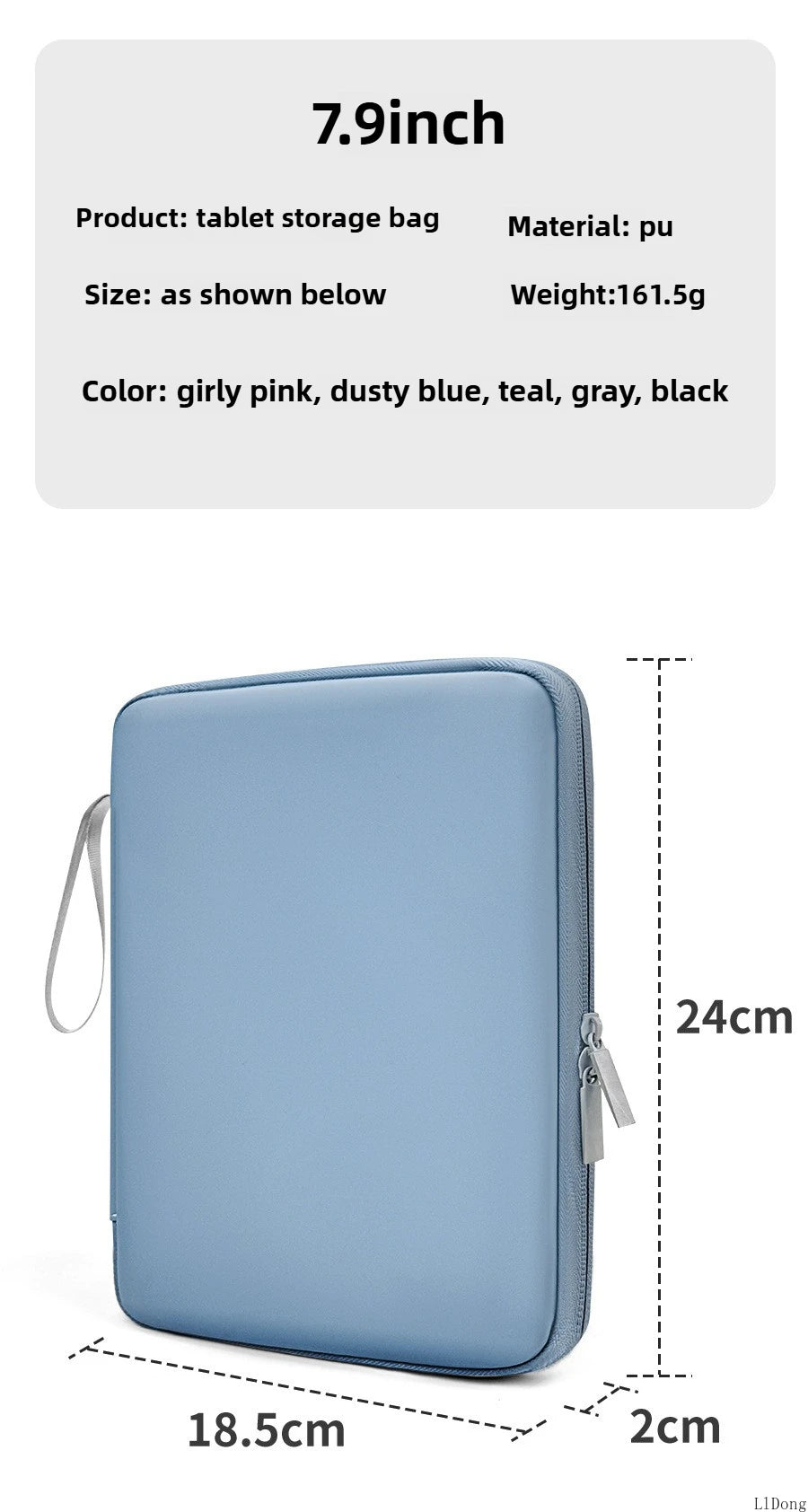 Tablet Cases Bag Sleeve 7.9-12.9 Inch Tablet pouch for IPad air case Pro Samsung Xiaomi Tablet pouch Shockproof  Multi Pockets.