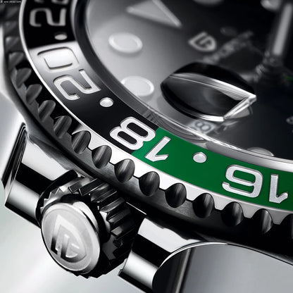 PAGANI DESIGN V3 Version GMT Watches Men's Luxury Sapphire Automatic Mechanical Watch 40MM Stainless Steel Waterproof Watch.