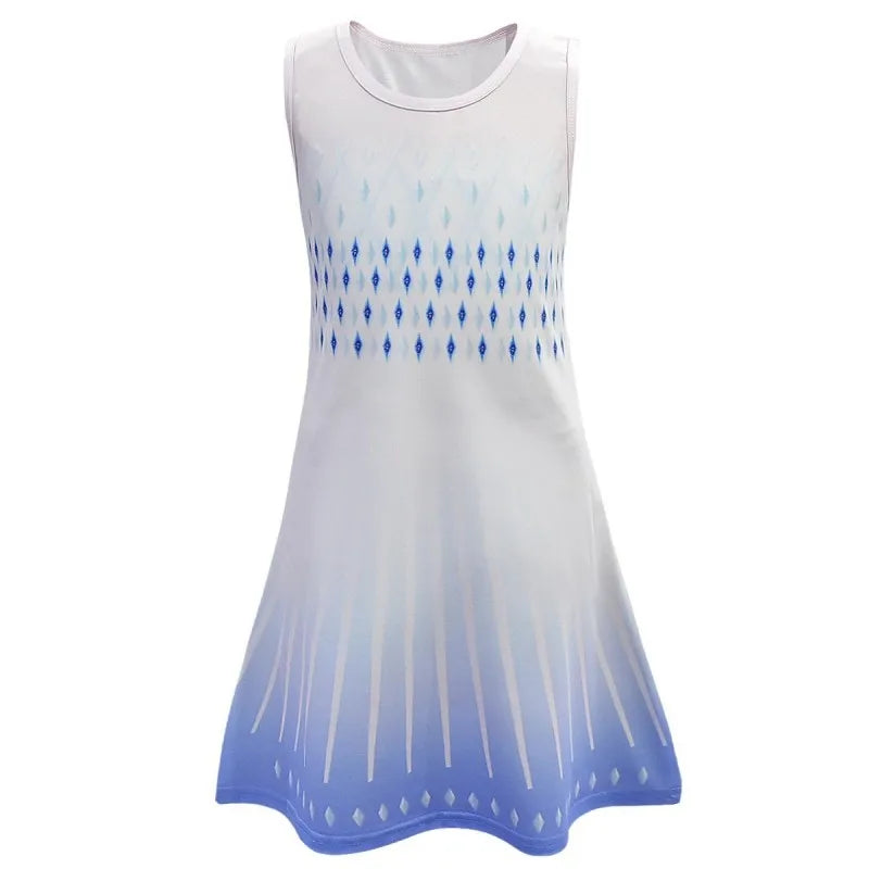 3-10 Y Pailletten Blumen Stickerei Mädchen Kleid Sommer Ärmellose Prinzessin Party Kleider Weihnachten Geburtstag Geschenk Kind Casual Kleidung