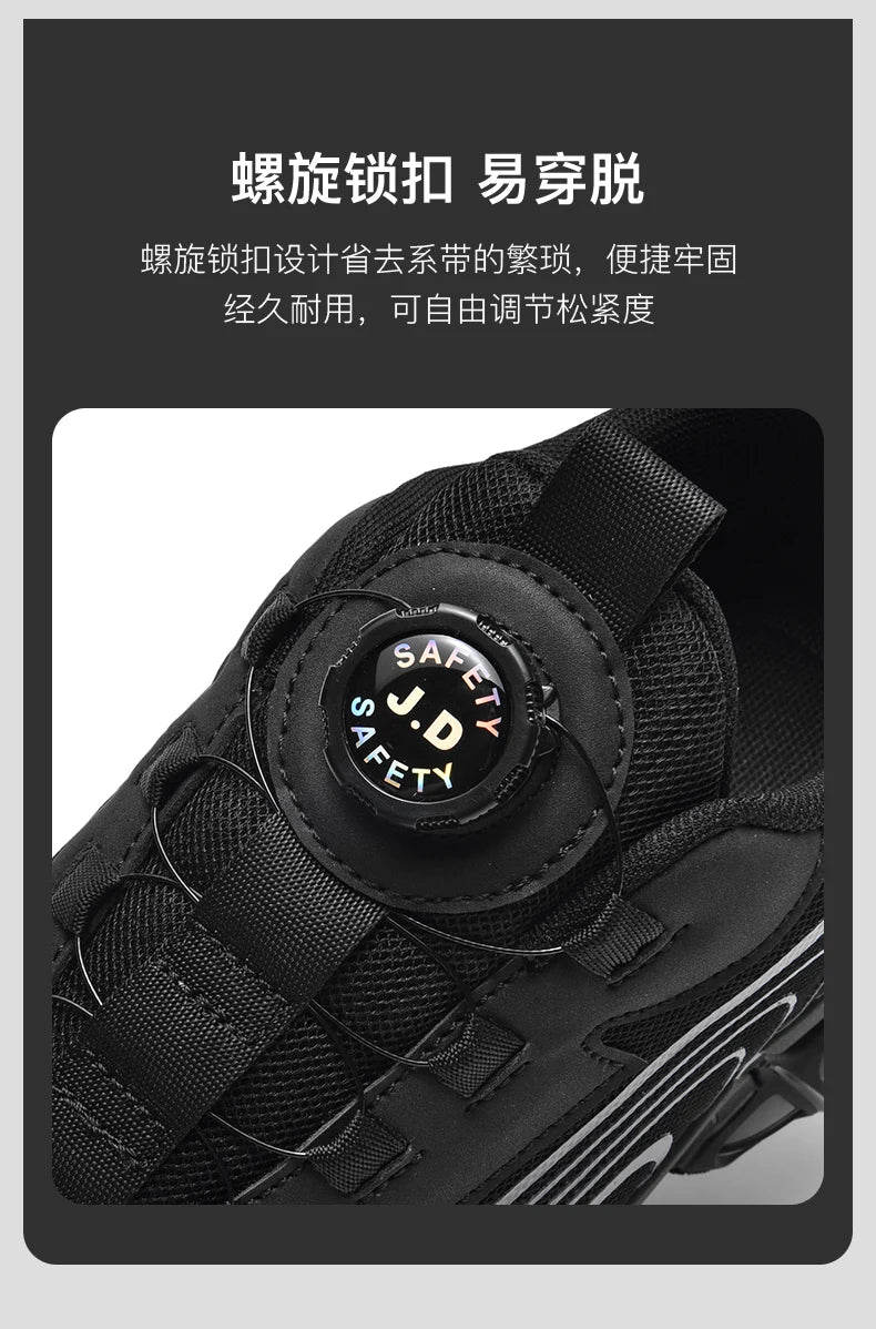 Men's Military Tactical Boots Army Boots Men Side Zipper Military Boots Men Anti-Slip Ankle Boots Work Safety Shoes Hiking Shoe