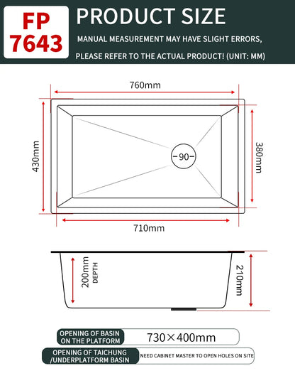 White Stainless Steel Kitchen Sink with Digital Display Multifunction Waterfall Faucet large Wash Basin for Kitchen Accessories