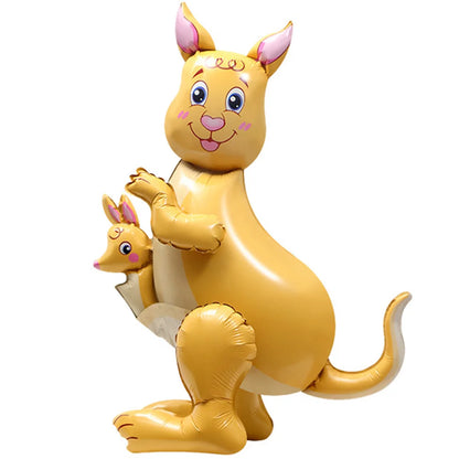 4D Stehender Löwe Giraffe Ballon Dschungel Tier Luftballons Baby Dusche Globos Kind Dschungel Safari Geburtstag Party Dekore Liefert.