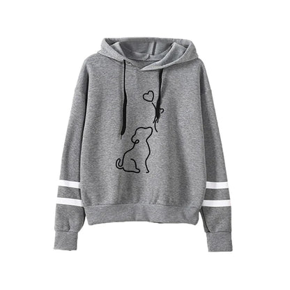 Simplicity Autumn Winter Versatile Pullovers Hot Sale Hoodies Stripe Women Sweatshirts Style Fashion Casual Sports Daily Quality.