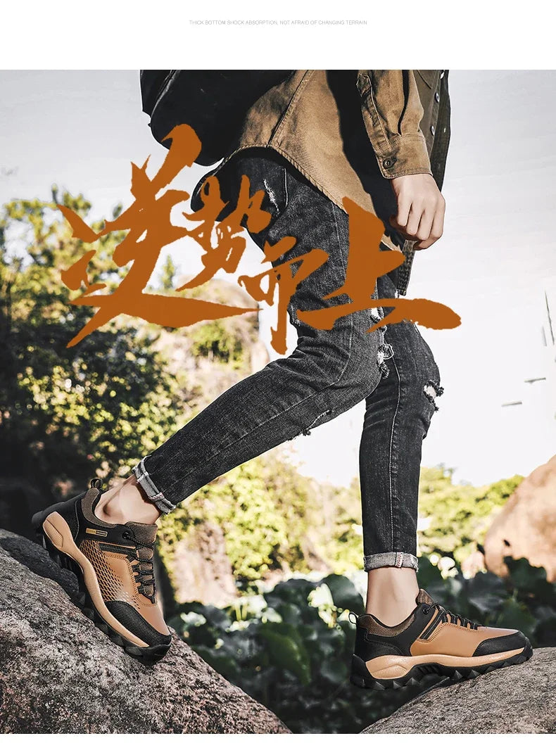 Men Boots Outdoor Sneakers Men Shoes 2025 New Fashion Male Casual Footwear Comfortable Tenis Masculino Botas Men Sneakers Shoes.