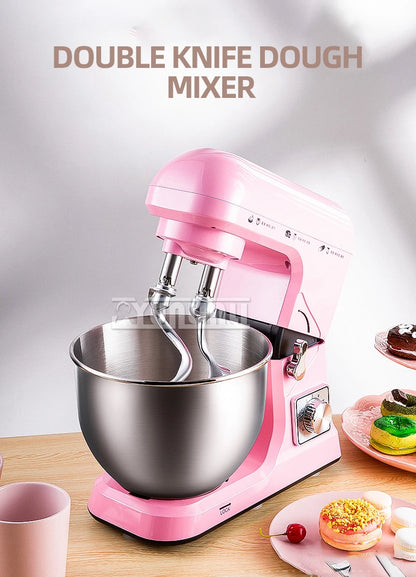 1000W Electric Stand Mixer for Dough Household Kitchen Double Knife Automatic Food Mixer.
