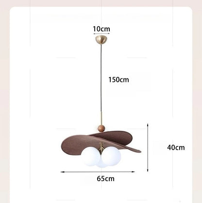 Wabi Sabi Hängeleuchte aus Korbgeflecht, Vintage-Glasblasen-Pendelleuchte für Esszimmer, Schlafzimmer, Wohnzimmer.