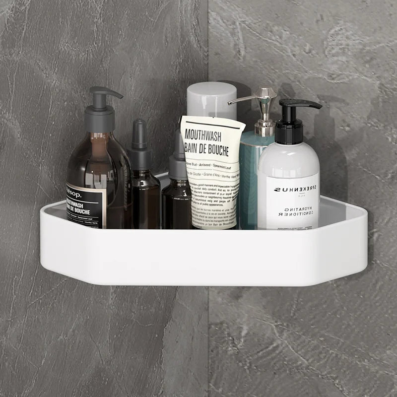Badezimmerregal Badezimmer Make-up Shampoo Organizer Aluminium Badezimmer Organizer Duschregal Badezimmerzubehör