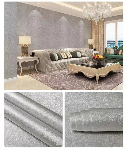 40 cm Seide Einfarbig Selbst-klebe Tapete Wohnzimmer Schlafzimmer Hintergrund Wand Feuchtigkeit-beweis Dekoration Wand Aufkleber Hause