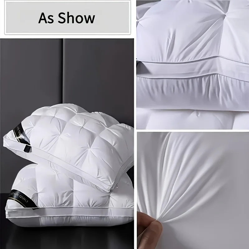1pc 48x74CM Twisted Pillow  - Hotel Grade Neck Support Pillow Core Designed for Sleep Aid And Home Use.