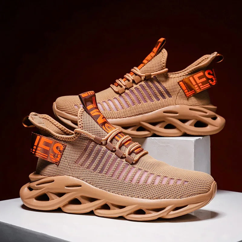 MAEDEF Shoes Men Sneakers Breathable Women Running Shoes Lightweight Anti-slip Sports Shoe Outdoor Lace Up Tennis Women Sneakers